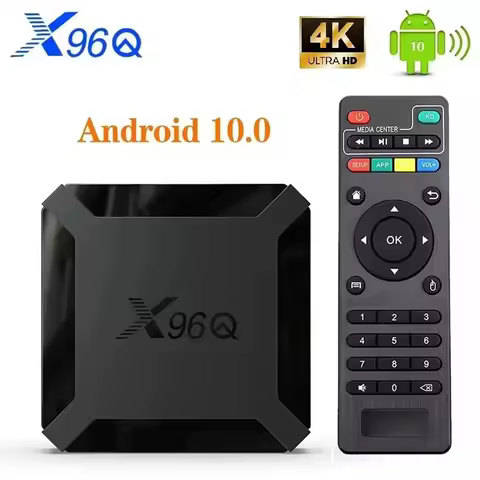 Smart Set Top Box X96Q TV Box Allwinner H313 Quad Core 2.4G Wifi Android 10.0 4K Google Player Youtube Media Player X96Q 2GB 16G