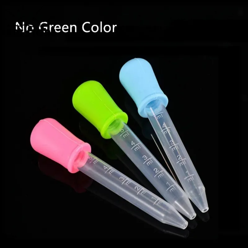 1PC 5ML Dose Medicine Dropper Spoon for Baby Infant Safety PP Burette Feeder Pink White Yellow Blue Available Drop Shipping