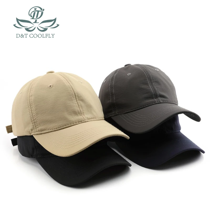 D&T 2024 New Fashion Baseball Cap Men Women Adjustable Breathable Waterproof Casual Solid Cotton Material Sun Protection Cap Hat