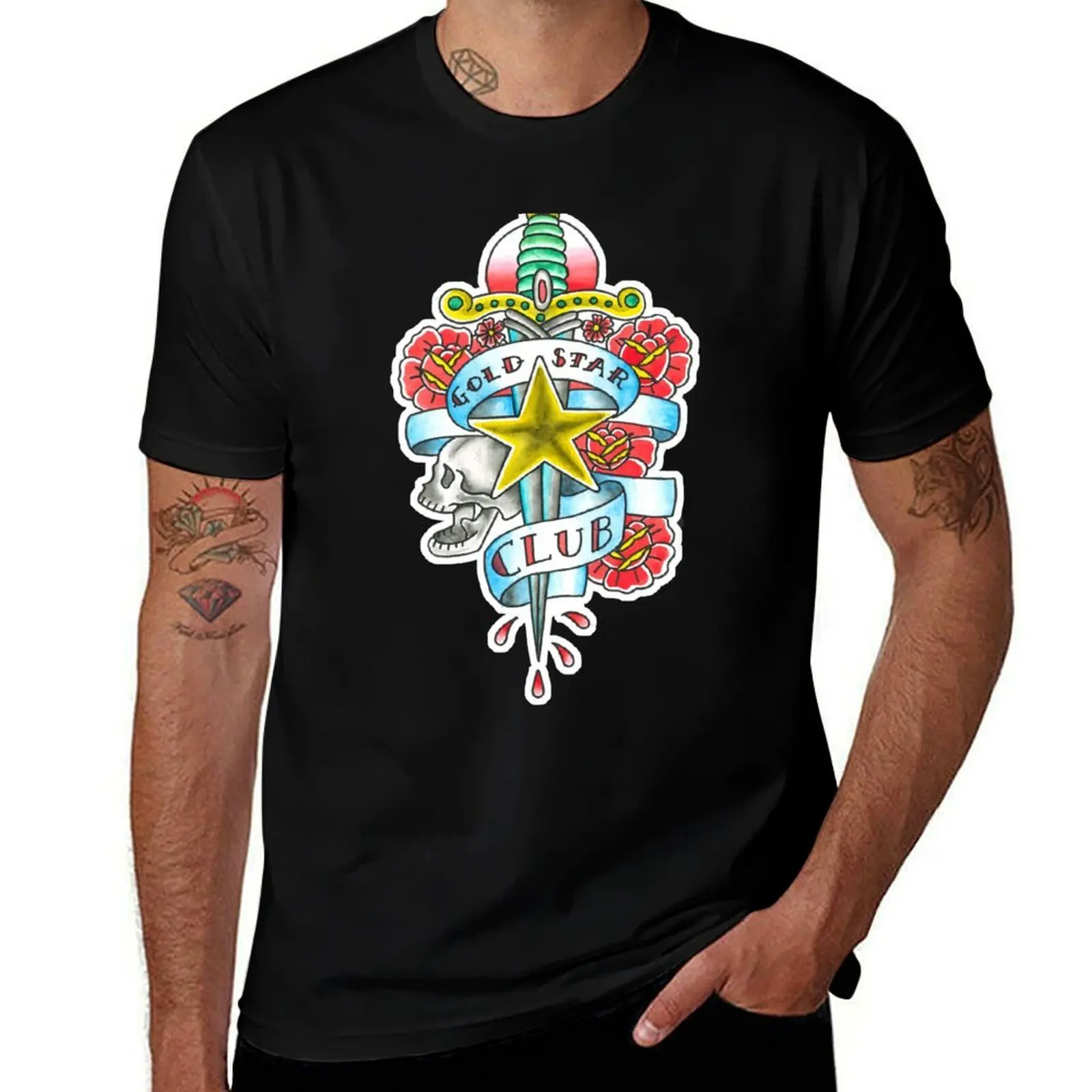 gold star club last podcast artwork T-Shirt Work Duty Casual T-Shirt