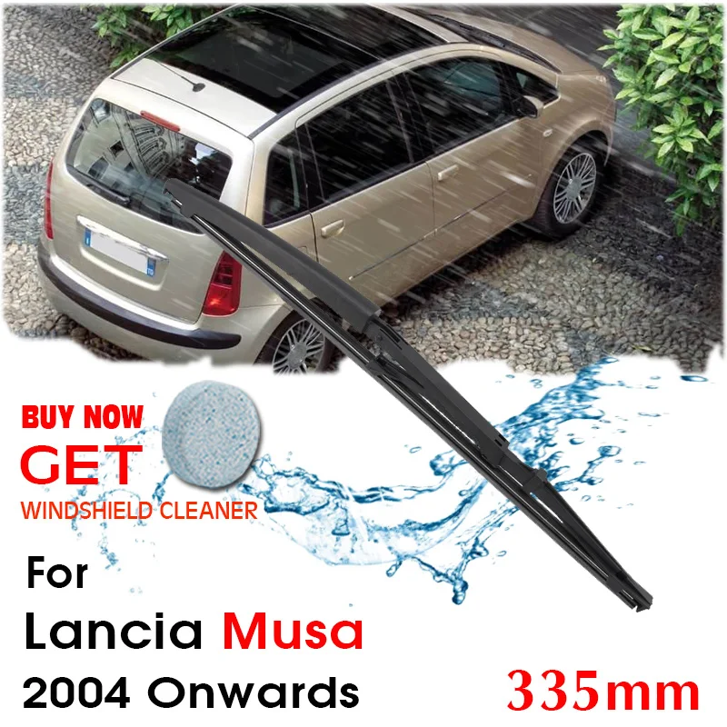 

Car Wiper Blade Rear Back Window Windscreen Windshield Wipers Auto Accessories For Lancia Musa Hatchback 355 mm 2004 Onwards