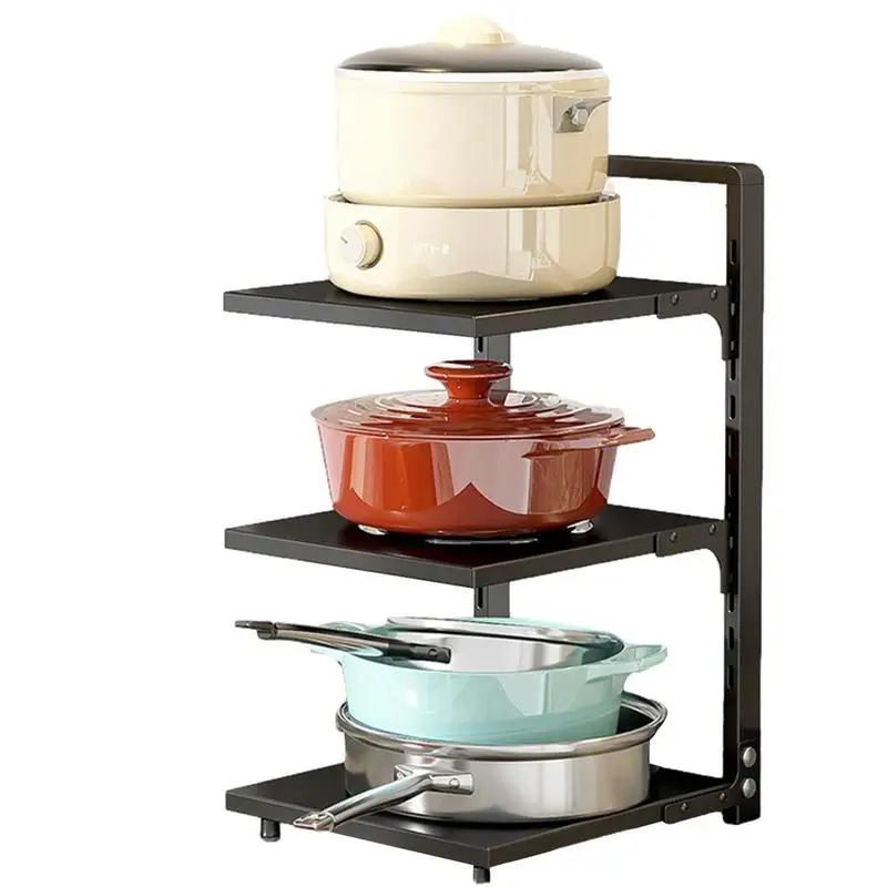 

Pot Rack Pots And Pans Kitchen Organizer Pot Racks Metal Pan Holder Heavy Duty Cookware Organizer Holds Cast Iron Skillets Dutch