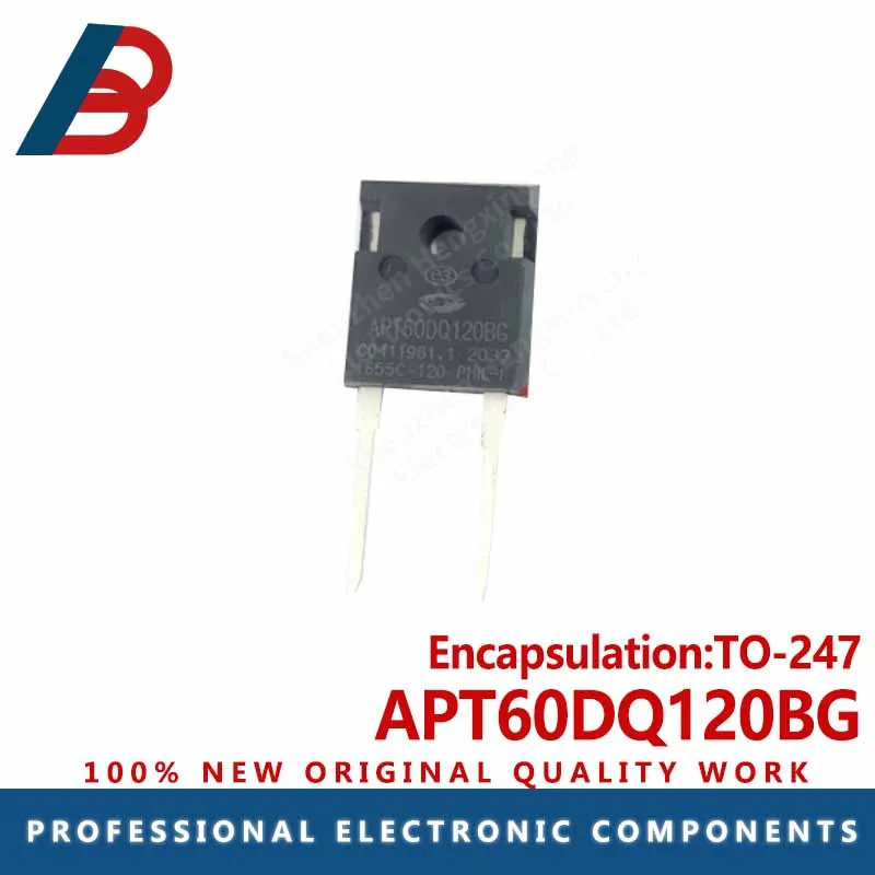 10pcs  APT60DQ120BG 1200V 60A package TO-247 high power fast recovery rectifier diode