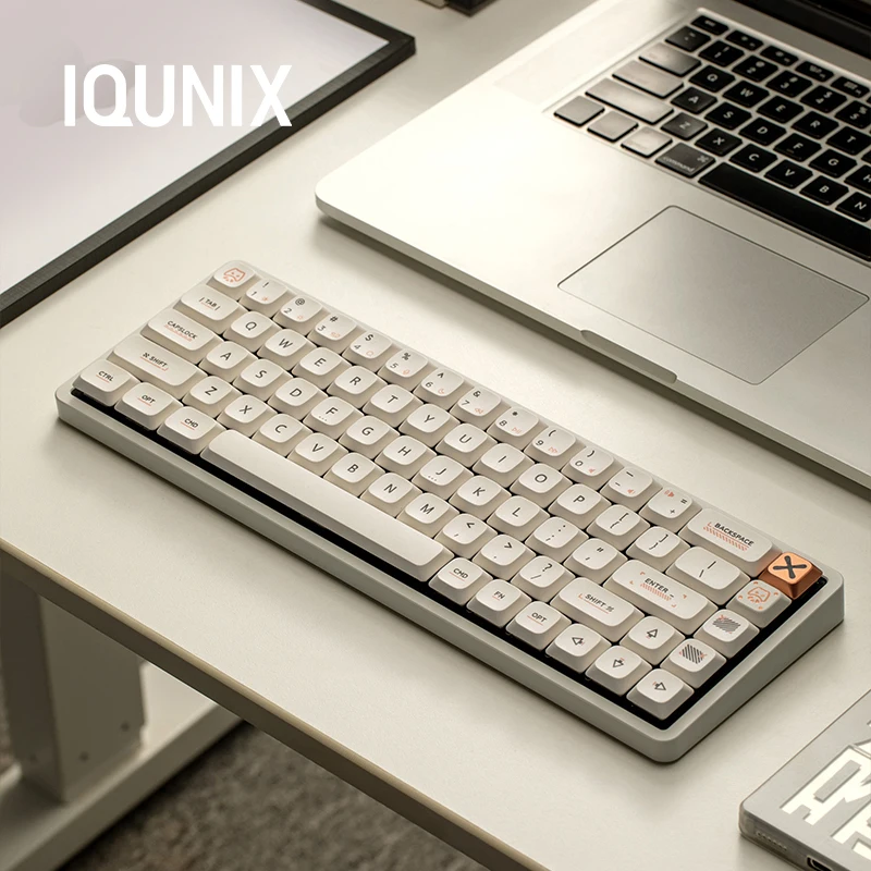

IQUNIX MG65 Mechanical Keyboard Wireless Bluetooth RGB CNC Aluminum Portable Hot Swap Office/Gaming Accessory Laptop/Tablet/PC