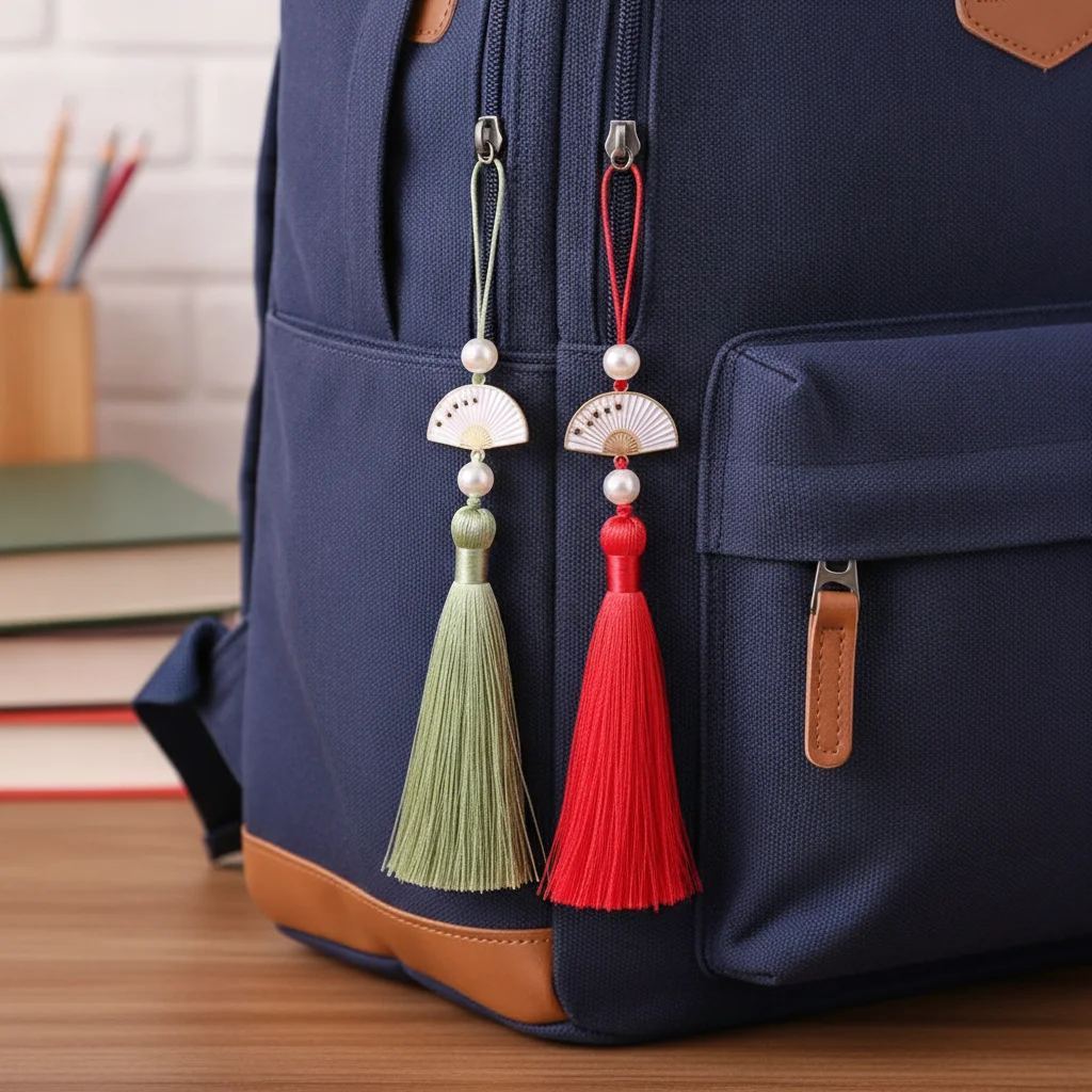 Keychain Lucky Bookmark Tassels Lanyard Blessing Tassel Car Keyring DIY Crafts Phone Pendant Chain Beaded Chain