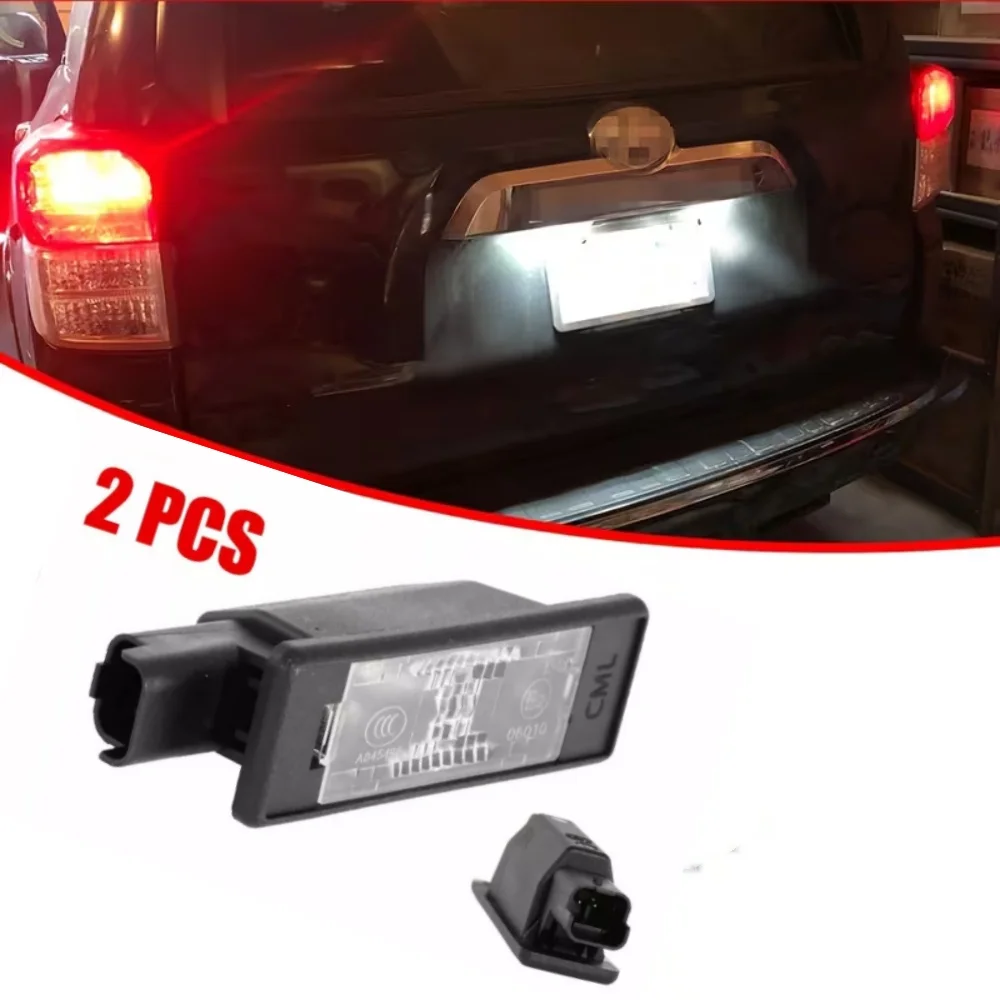 

A Pair Rear License Plate Lights For Peugeot 106 207 308 30 08 407 508 Citroen C2 C3 C4 C5 C6 C8 Number Plate Lamp 6340F0