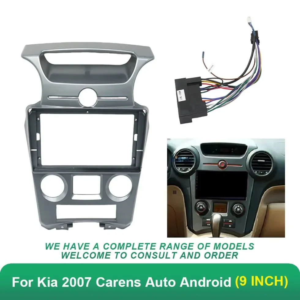 

Car audio fascia frame Dvd Player Android Radio Ips Touch Screen Gps Navigation For Kia 2007 Carens Auto Android 9Inch Panel