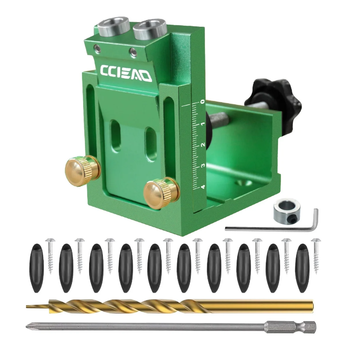 Diagonal Hole Locator Adjustable Hole Bag Pin Hole Fixture Kit, Suitable for Woodworking Rail Joint Angle Tool