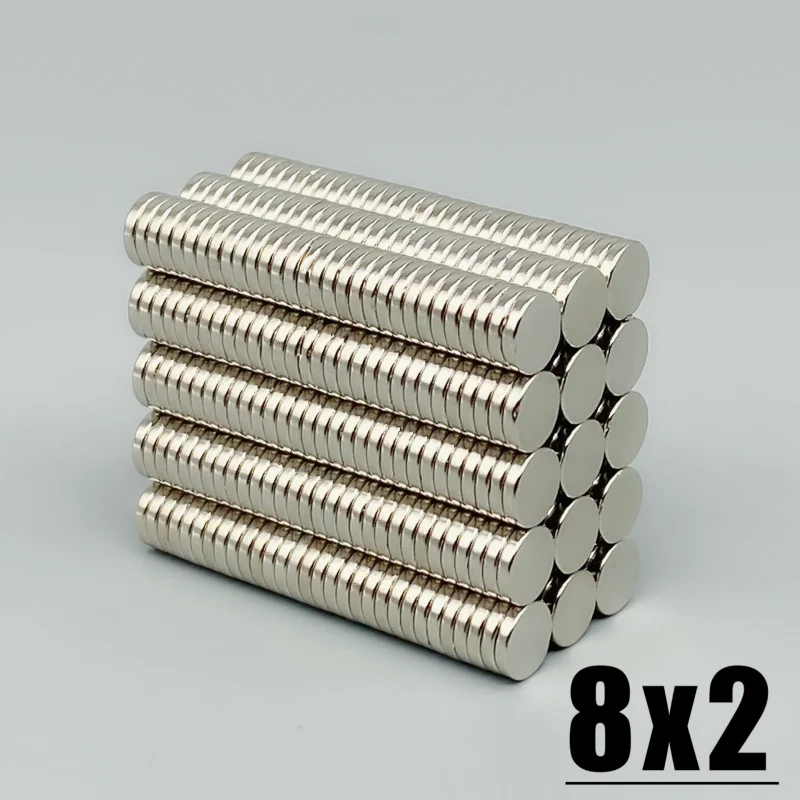 20/50/100/200/300Pcs 8x2 Neodymium Magnet 8mm x 2mm N35 NdFeB Round Super Powerful Strong Permanent Magnetic imanes Disc 8*2mm