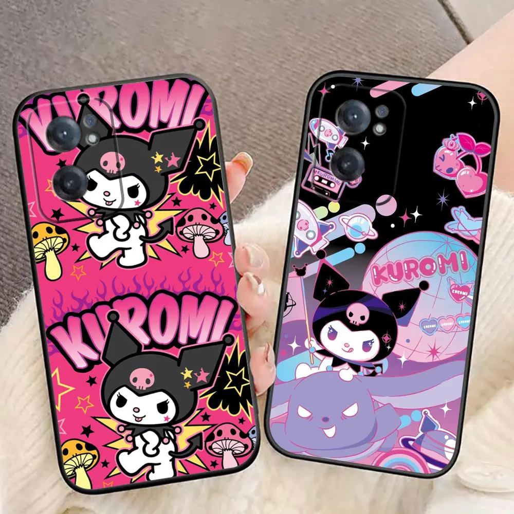 K-Kuromi Cartoon Phone Case For Oneplus 9 8 8T 7 7T 6 5T ACE 2V NORD CE 2 3 LITE N10 N100 5G Pro Case Funda Shell