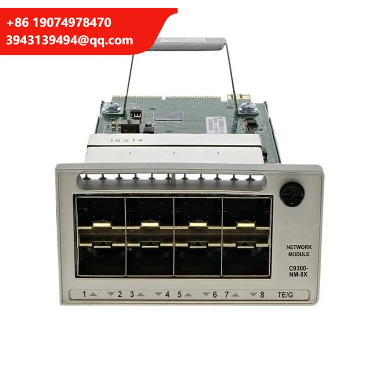 

Модуль сетевой связи 10 Gigabit Ethernet серии C9300 C9300-NM-8X