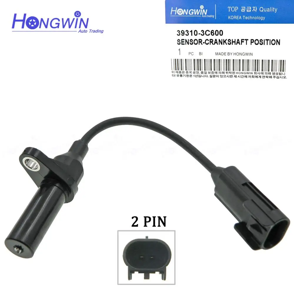 

39310-3C600 New Crankshaft Position Sensor For Kia Sorento Sedona Cadenza Hyundai Santa Fe Azera 3.3L 2014-2018 393103C600