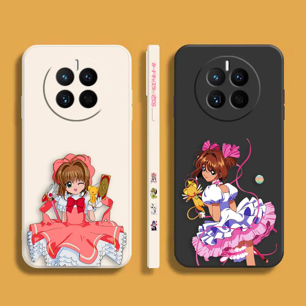 Sakura Kinomoto Cardcaptor Sakura Phone Case For Huawei MATE 10 20 20X 30 40 P20 P30 P40 P50 LITE PRO PLUS Case Funda Shell