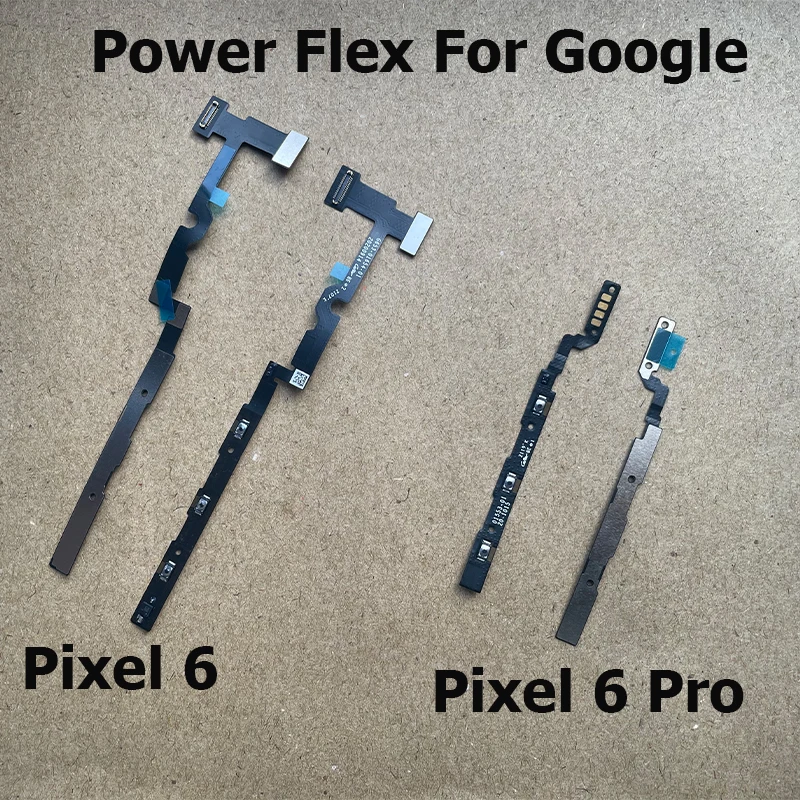 Power Flex Cable Power For Google Pixel 6 Pro Switch On Off Volume Control Button Key Replacement