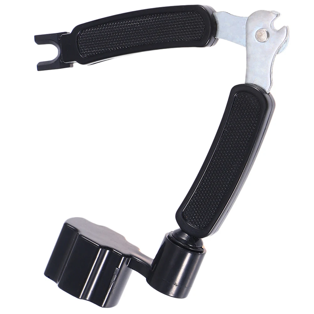 

3 in 1 Guitar String Tool Winder Cutter Pin Puller Black Metal Handle Multifunction Guitar Repair Tool for Acoustic Bass