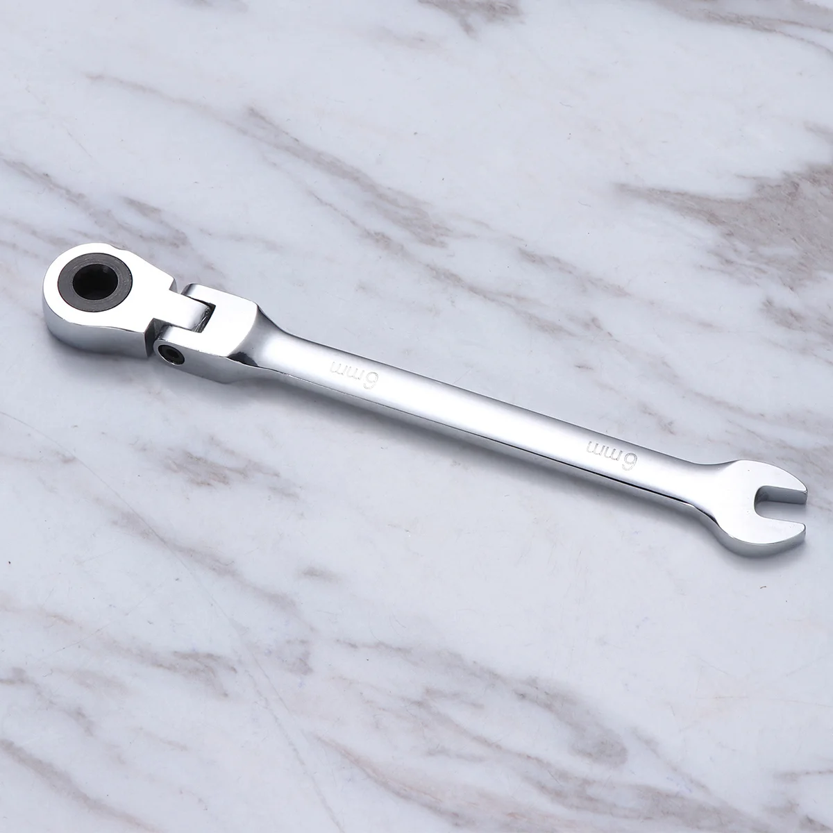 6 Rotary Tool Dual Head Wrench Hose Torque Silver Spanner Screwdriver