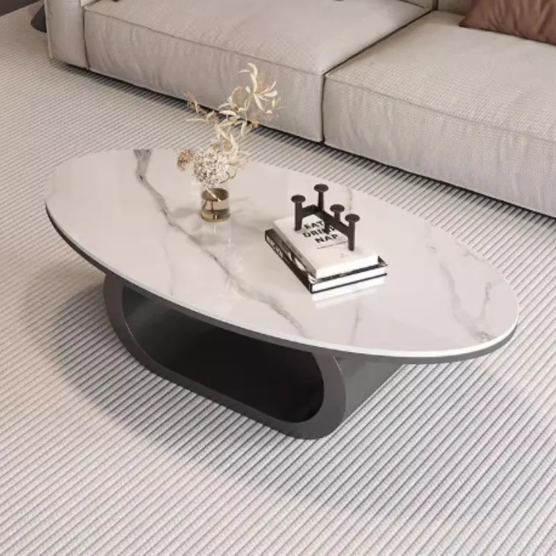 

Oval Small Coffee Tables White Minimalist Authentic Modern Coffee Tables Design Glam Mesa De Centro De Sala Home Furniture