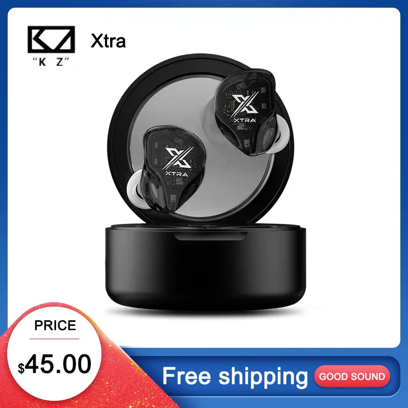 

TWS-наушники KZ Xtra с шумоподавлением и поддержкой Bluetooth 5,4