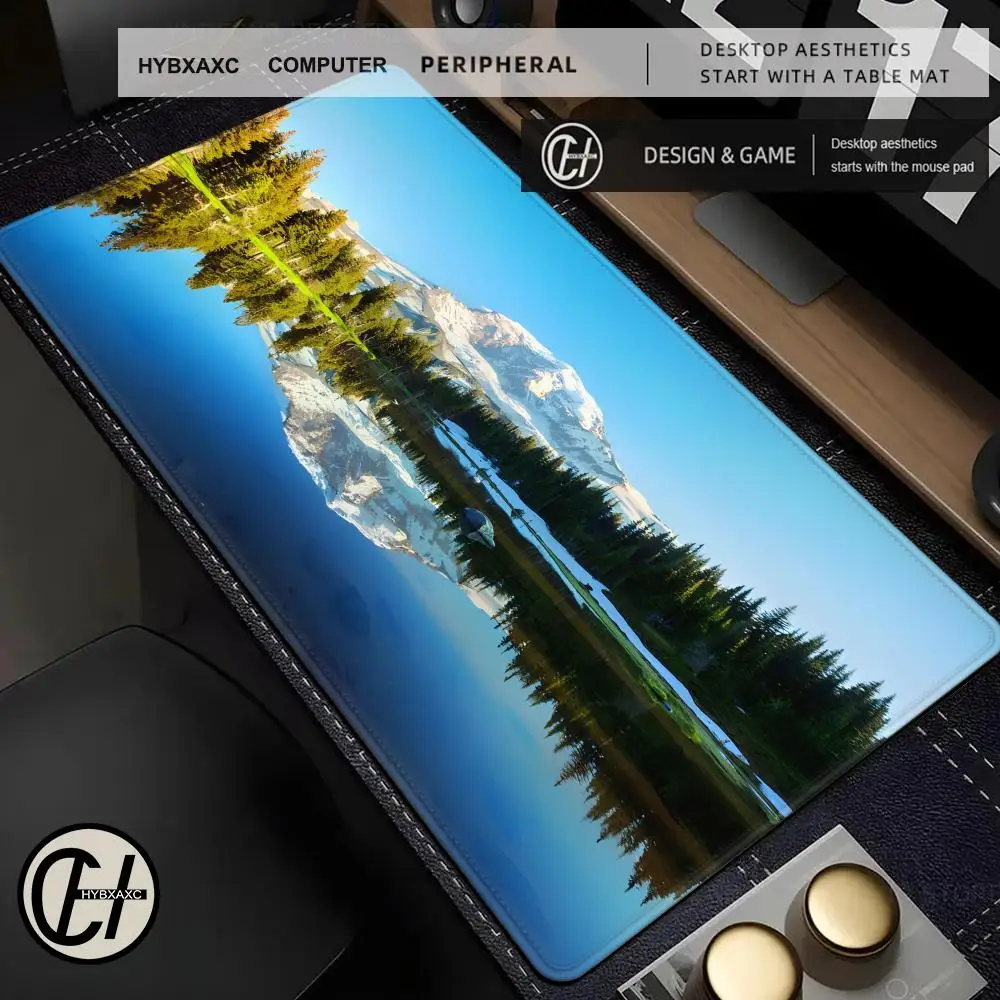 

Nature Landscape Mouse Pad Gaming XL Custom Computer New HYBXAXC XXL Desk Mats Natural Rubber Anti Slip PC Mouse Mat Mice Pad
