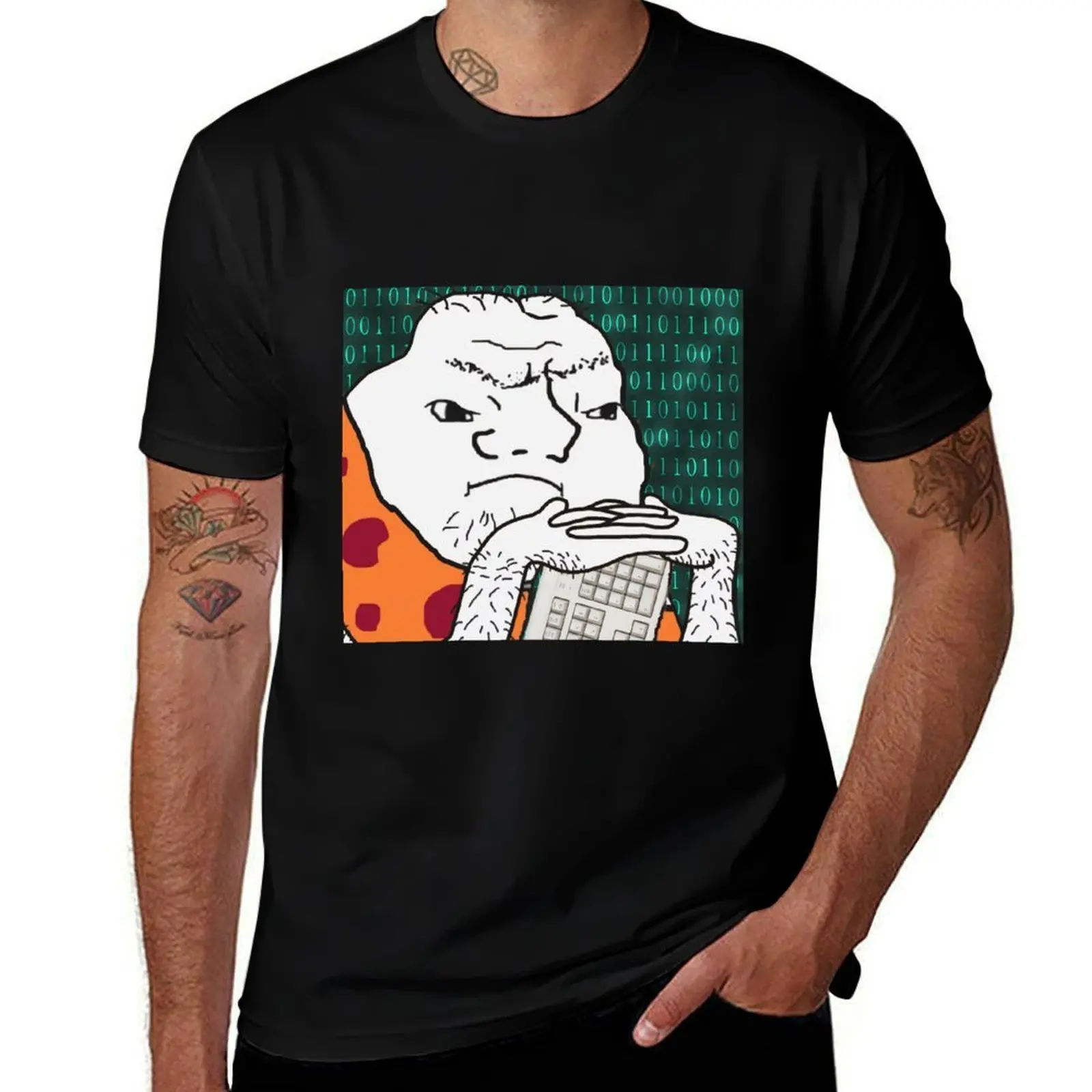 Programmer Grug T-Shirt Lightweight Gym Training T-Shirt