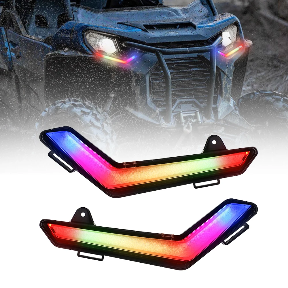 

NEW LED DRL Turn Signal RGB Flowing Light for Can-Am Defender & Defender Max 2020+ / Commander 2021