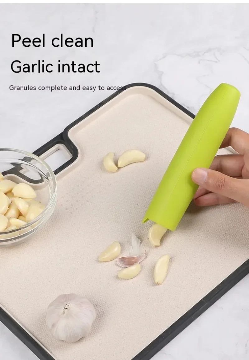 Garlic Peeling Artifact Manual Garlic Silicone Peeler for Kitchen Accessories  kitchen gadgets