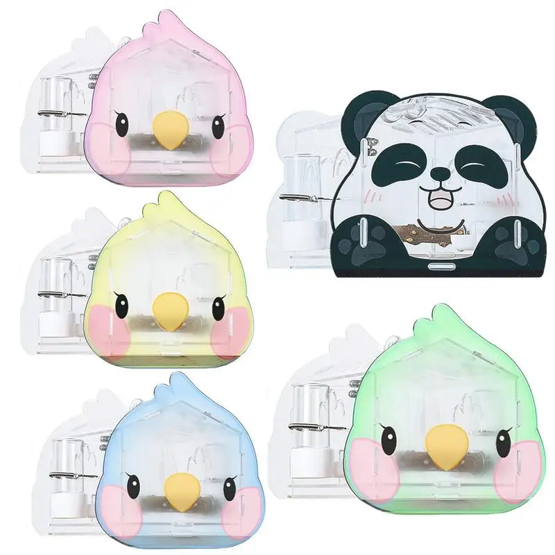 Bird Carrier Travel Cage Clear Parrot Carrier Bag Outdoor Camping Ventilated And Lightweight Backpack Cute And Safe Design