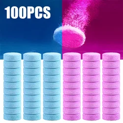 50/100 Pcs Car Solid Cleaner Windscreen Wiper Effervescent Tablets Glass Toilet Window Windshield Cleaning Auto Accessories