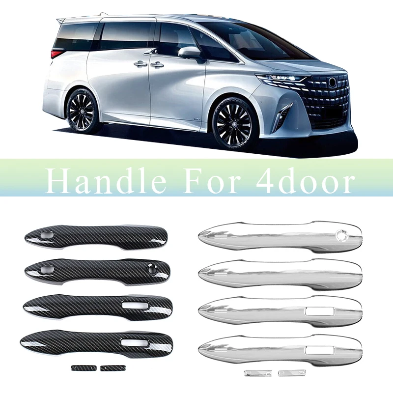 

Декоративные дверные ручки для 24 Toyota Vellfire40, аксессуары для дверных ручек
