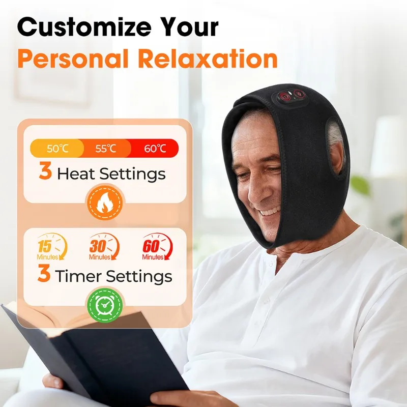 

【ESSENTIALS 】Facial Heat Therapy Face Mask Wireless Electric Heating With Heat Compress,And Temperature Control Functionality