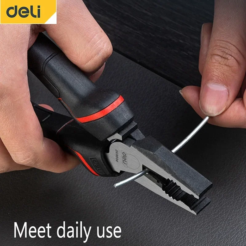 Imagem -02 - Deli-multifunctional Universal Cortadores Fio Agulha-nose Alicerce Diagonal Nose Alicerce Labor-saving Duráveis Ferramentas Eletricista