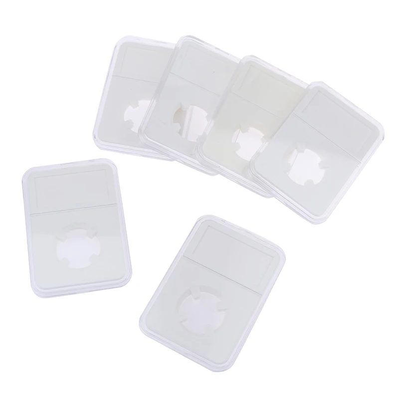 New Coins Slabs Display Grade Coin Case Protect Holder Storage Box For Coin Transparent Plastic Collection Case Container Box