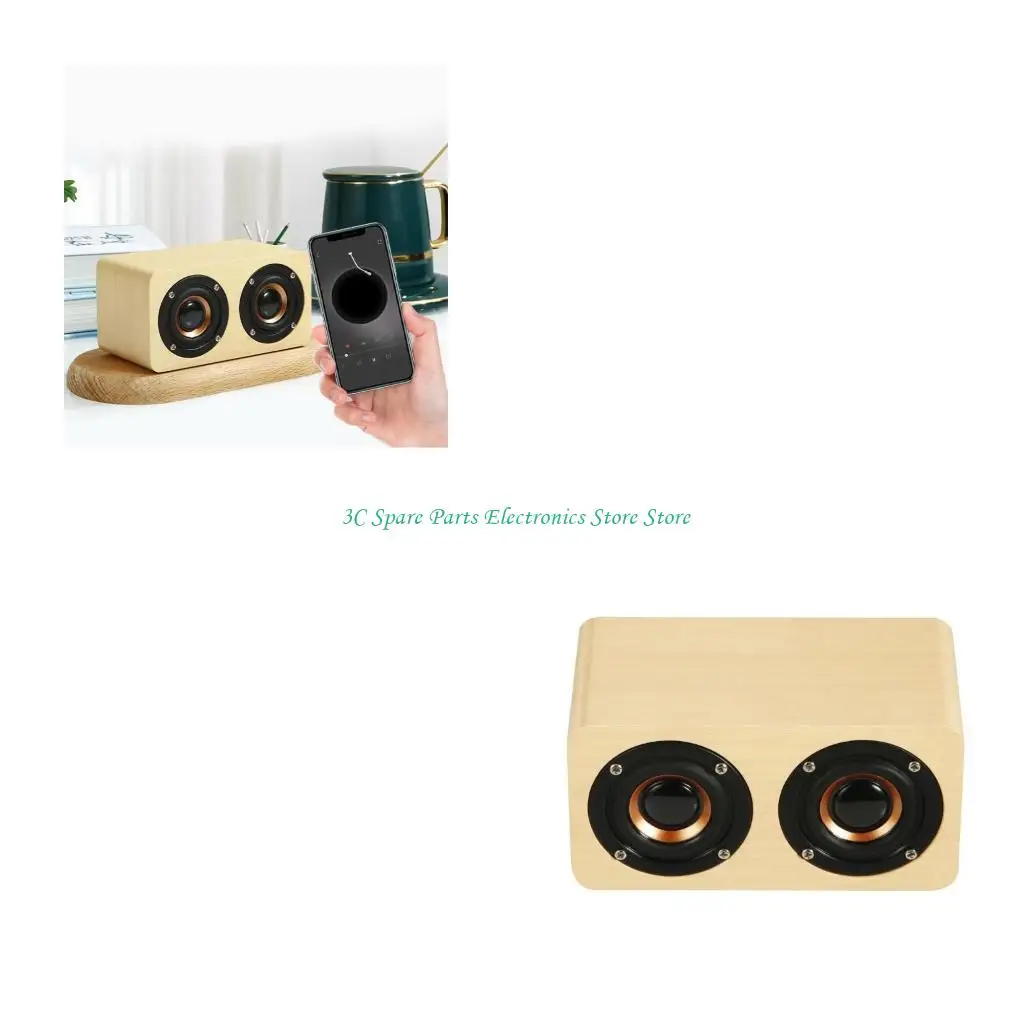 

Беспроводная Bluetooth-совместимая колонка SZ с винтажным деревянным дизайном и улучшенным сабвуфером для вечеринки на любой