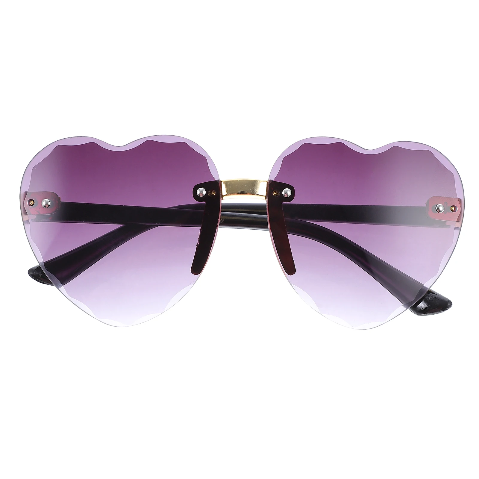 

Heart Shaped Kids Grey Creative Sunglasses Color Tinted Eyewear Durable Frame Material Trendy Accessories Gifts