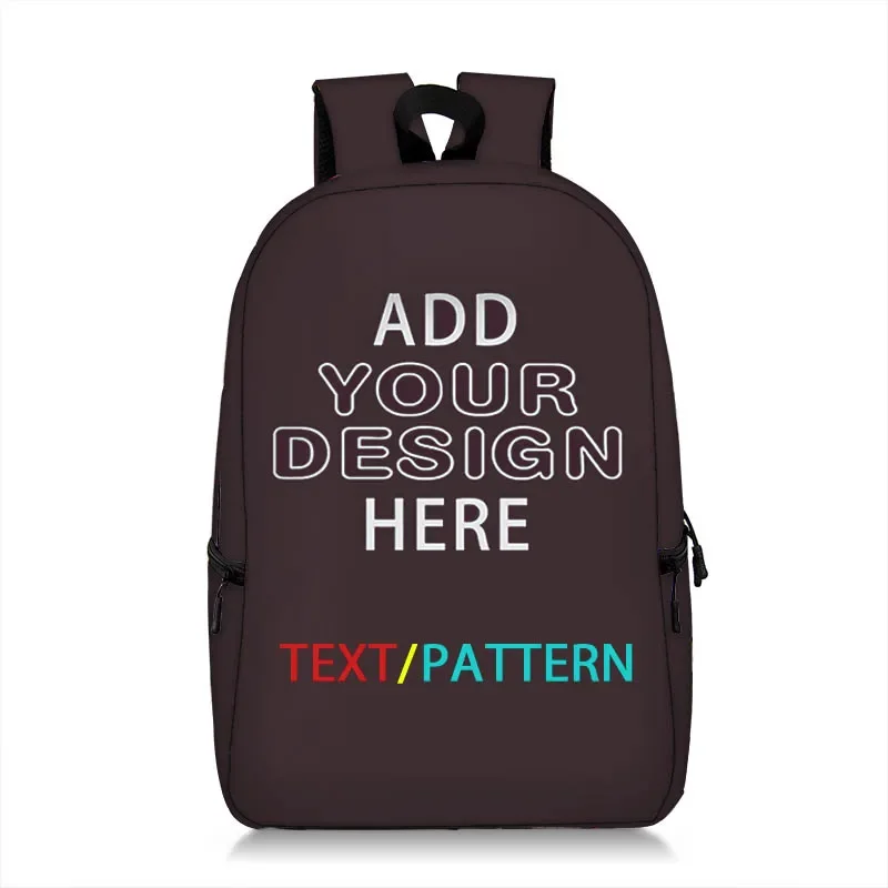 Customize the Image Logo backpack women shoulder bag for travel children school bags teenager girl cute laptop backpack bookbag