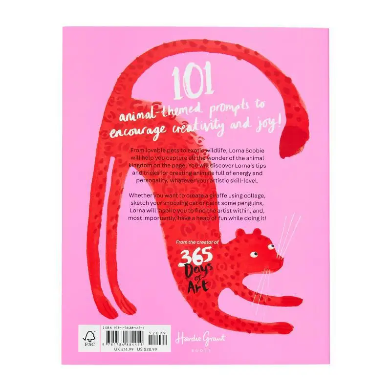 Animal Art 101 Creative Activities To Inspire And Guide You Lorna Scobie Hardie Grant Uk Ltd 9781784884451 Book