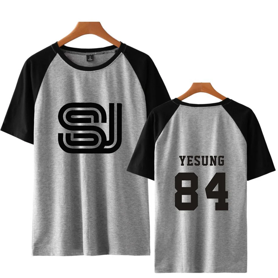 Super Junior Raglan Mannen T-Shirt Exclusieve Kpop 2022 Nieuwe Casual Lente Zomer Cool T-Shirt Merk Kleding