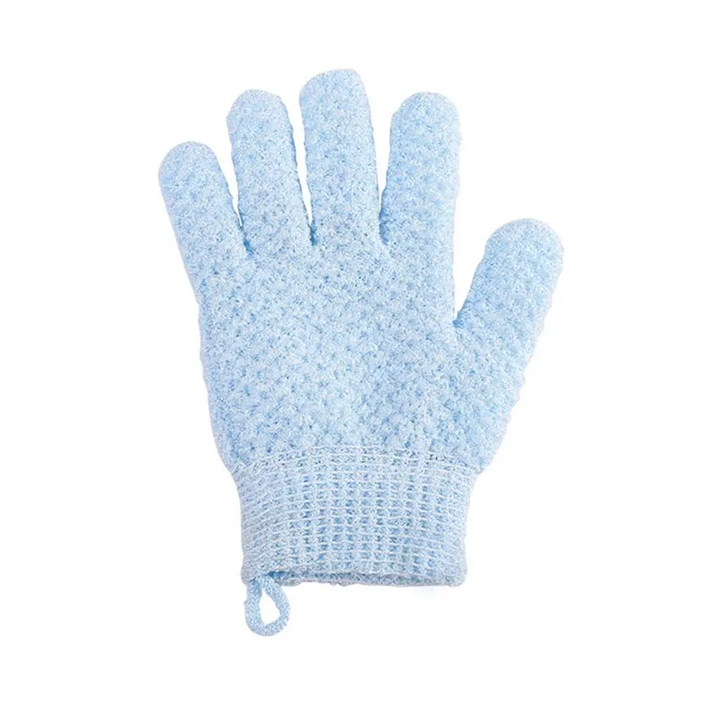 Two-Sided Massage Gloves SPA Foam Bathroom Accessories Scrub Gloves Body Massage Sponge Five-Finger Bath Gloves Shower Gloves