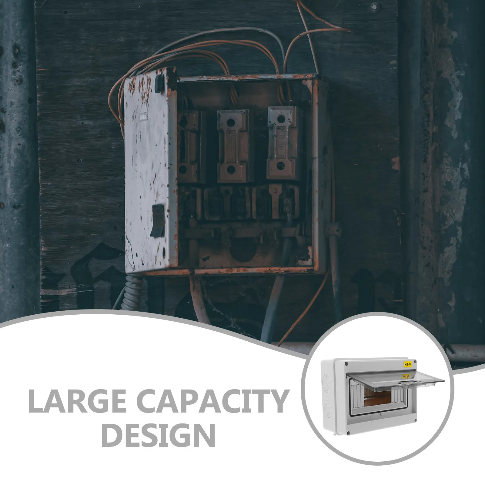 

Outdoor Waterproof Electrical Junction Box Large Capacity Plastic Distribution Box Circuit Breaker Panel Electrical Boxes