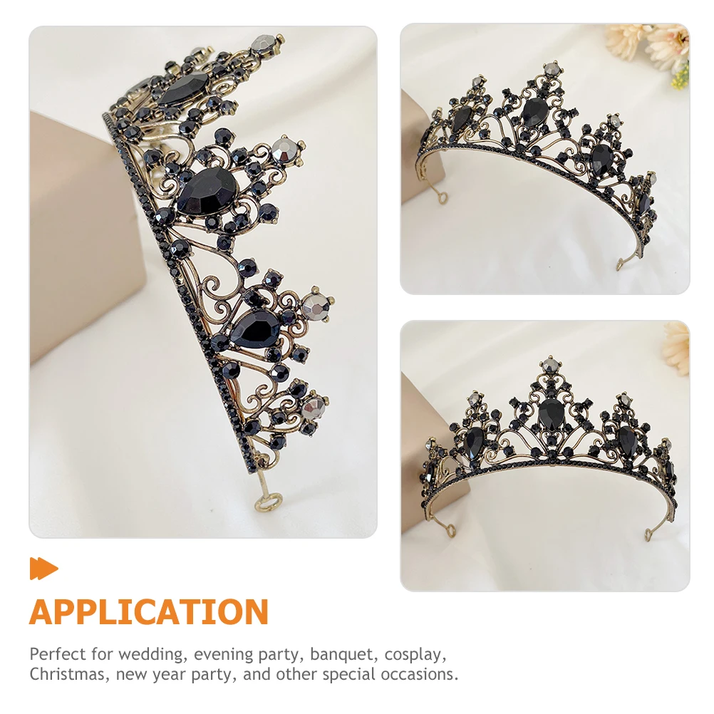

Crown Hair Accessory Bridal Headpiece Rhinestone Tiara Crystal Wedding Headband Headdress Crowns Women Tiaras Bride