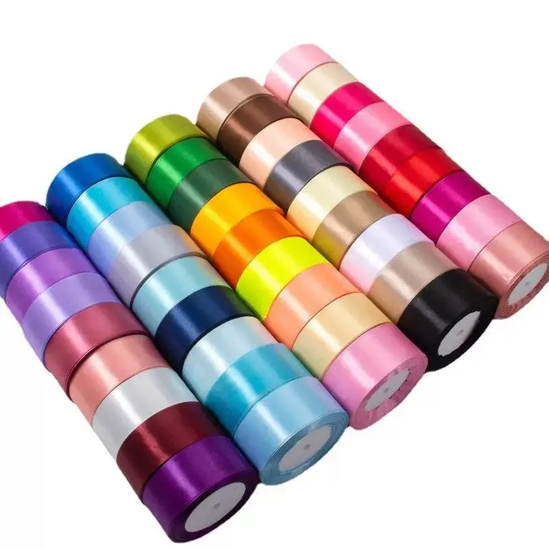 22 متر/لفة 4 سنتيمتر هدية التفاف القوس اليدوية Craft بها بنفسك الحرفية عيد الميلاد حفل زفاف الديكور الملابس الخياطة المواد المساعدة الشريط