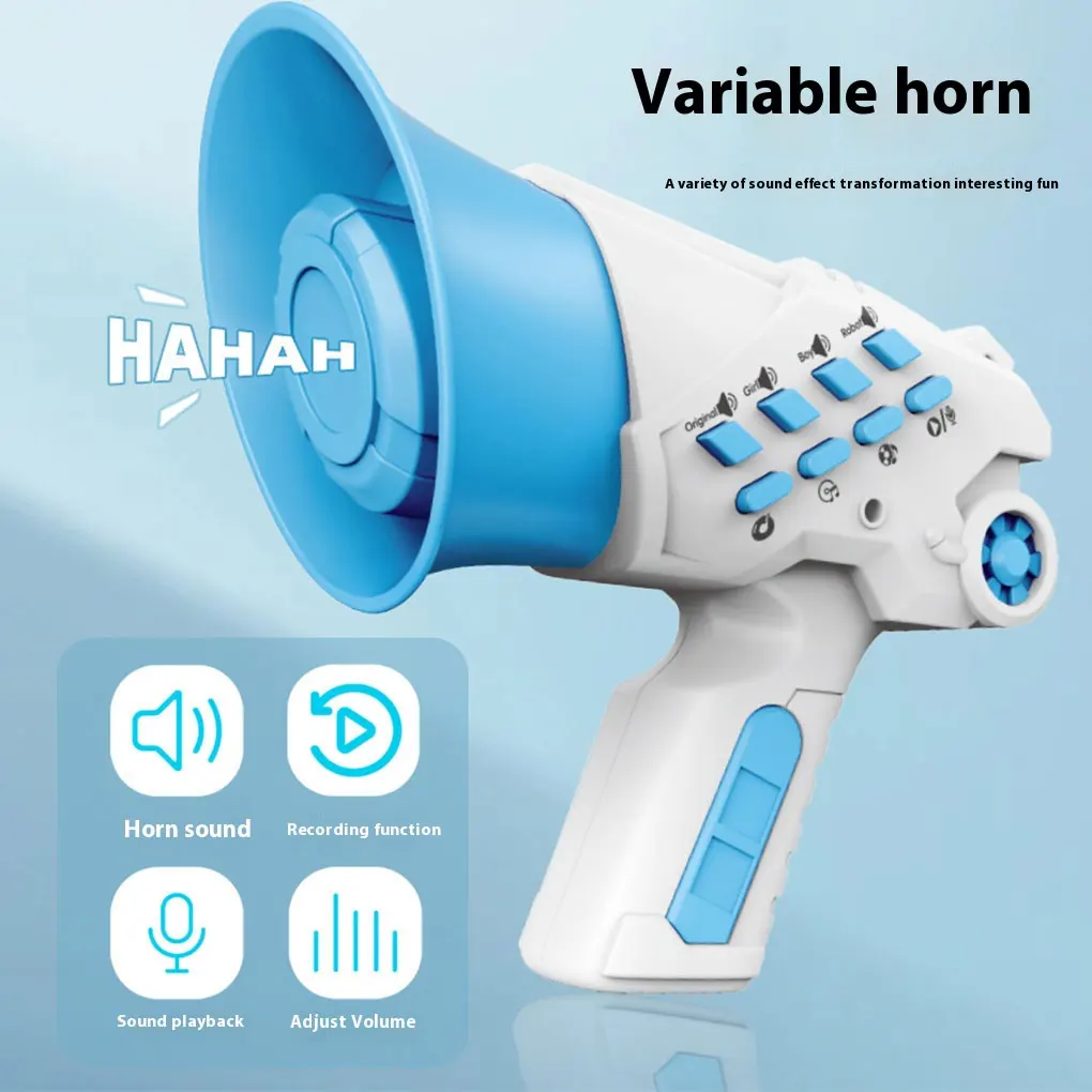 Electric Megaphone Toy For Kids Record And Transform Voices Easily Childrens Voice Megaphone Toy