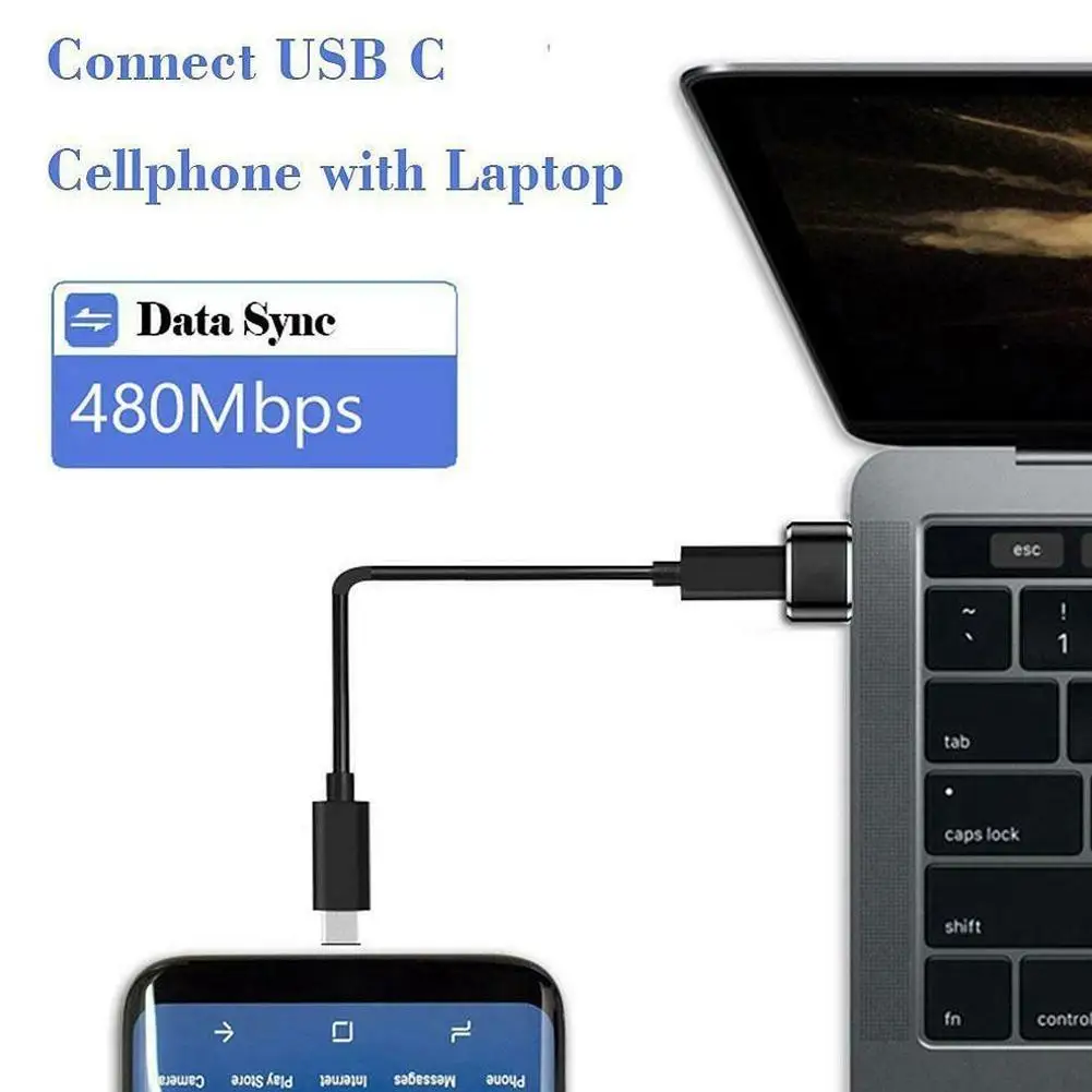 USB do typu C OTG Adapter USB-C USB męski na Micro USB typ c konwerter żeński do macbooka S20 USBC złącze OTG 1pc