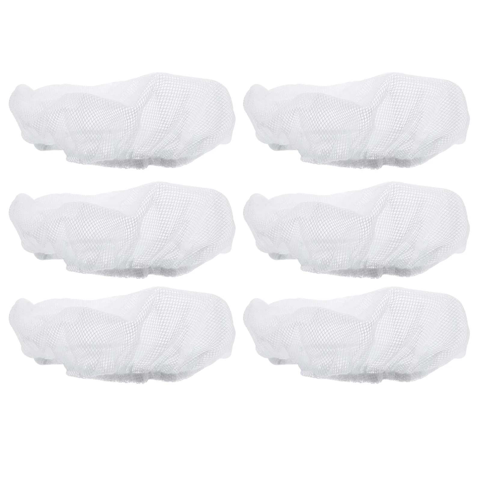 6 szt. Antystatyczna siatkowa czapka kucharska, oddychająca, regulowana, do pracy w kuchni, gotowania, obsługi gastronomicznej, elastyczne czapki na włosy