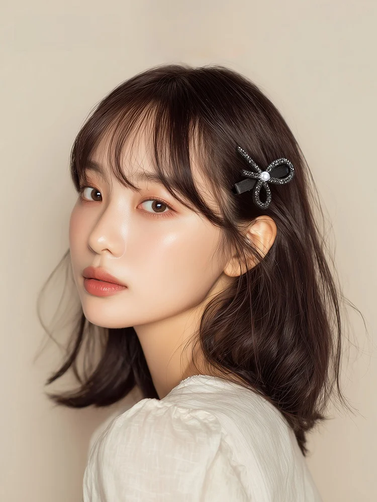 pinza-de-pelo-sencilla-con-lazo-de-mariposa-accesorios-para-el-cabello-con-flequillo-lateral-acabado-en-aleacion-plateada-y