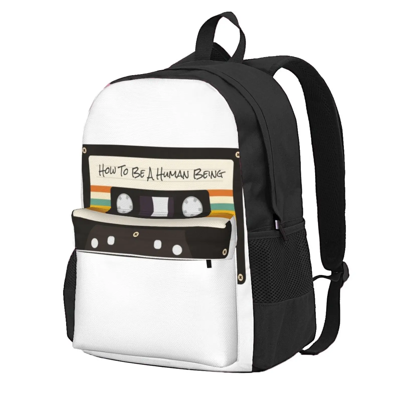 Glass Animals - How To Be A Human Being Cassette Design Hot Sale Schoolbag Backpack Fashion Bags Glass Animals How To Be A