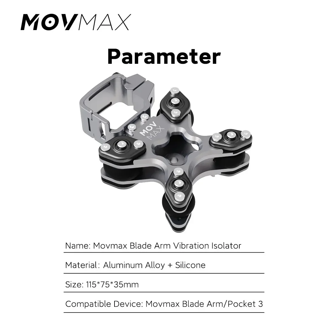 Vaxis-movmaxブレードアームポケット3電話ホルダーマウントクランプ