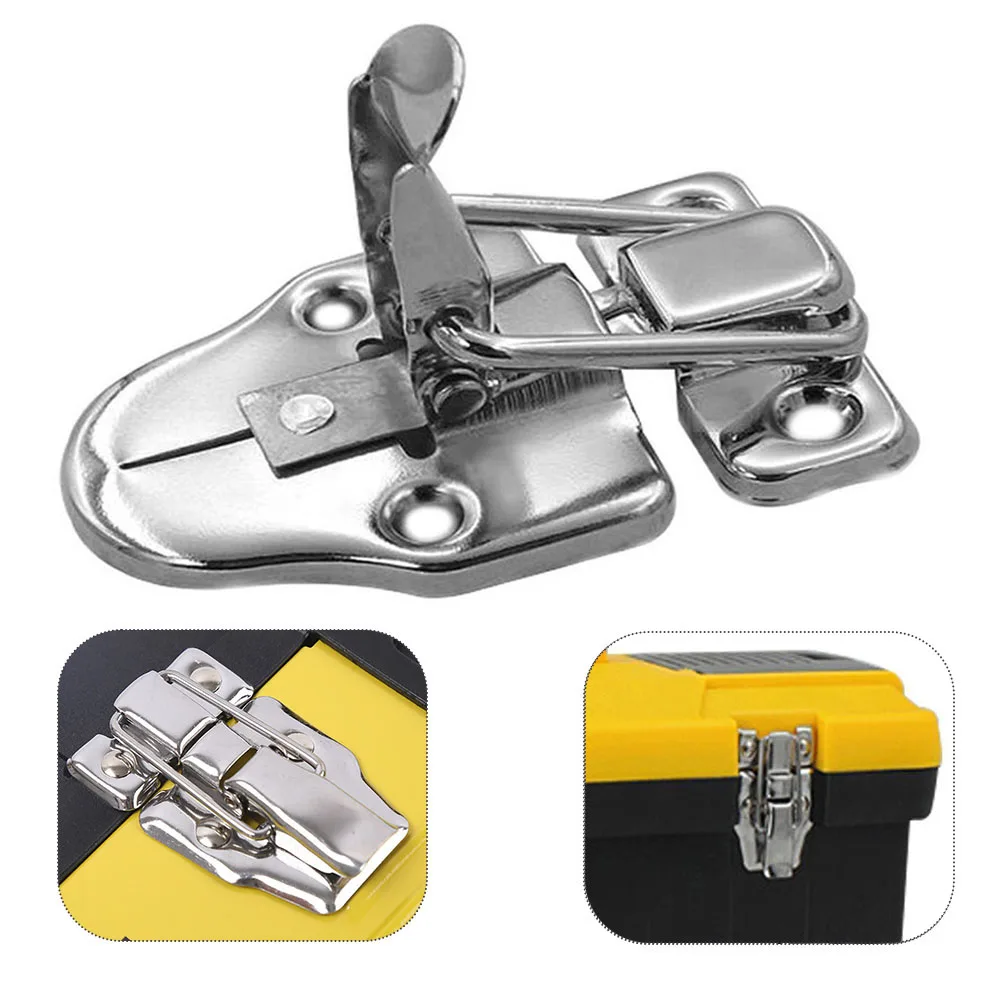 2pcs Toggle Latches Spring Loaded Clamp Clip Case Box Latch Catch Toggle Tension Lock Lever Clasp Closures Crate Lock Snap Lock