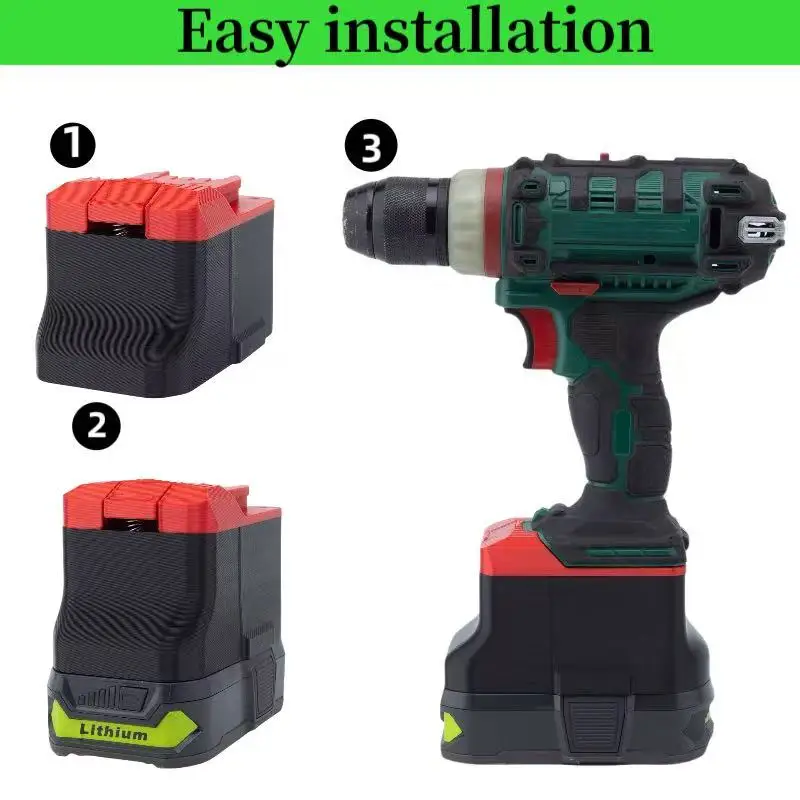 Battery Adapter For Ryobi 18v Lithium  Compatible To LIDI  Parkside Lidl  X20V Tools Converter(Not Include Tools And Battery)