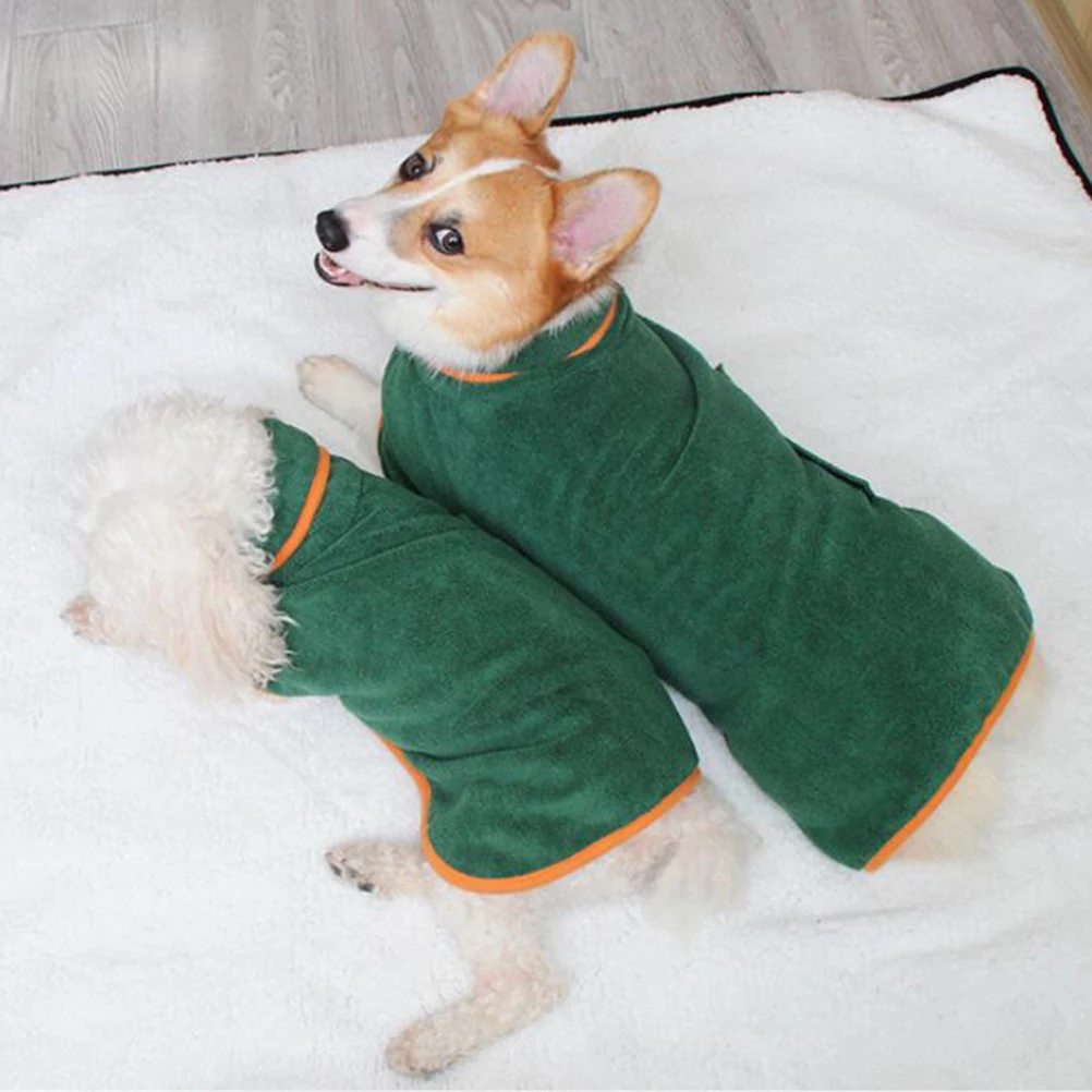 

Pet Bathrobe Hooded Towel Fast Drying Dog Cat Bathing Wrap Puppy Absorbent Soft Protect Couch Carpet Car Bed Floor Chair Pet